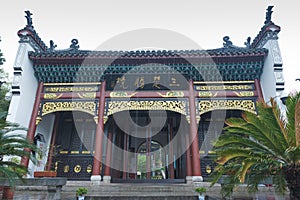 Scenery of Qingchuan Pavilion Park in Hanyang, Wuhan, Hubei, China