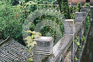 Scenery of Qingchuan Pavilion Park in Hanyang, Wuhan, Hubei, China