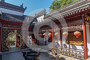 Scenery of Qingchuan Pavilion Park in Hanyang, Wuhan, Hubei, China