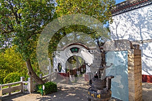 Scenery of Qingchuan Pavilion Park in Hanyang, Wuhan, Hubei, China