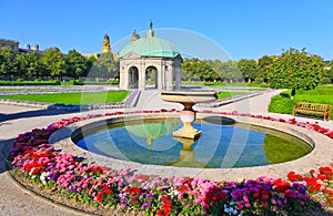 The scenery at the Residenz in Munich