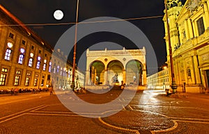 The scenery at the Residenz and Odeonsplatz photo