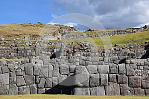 Scenery in Sacsayhuaman in Cusco