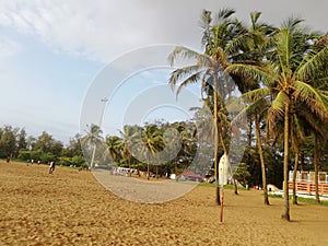 Scenery of the sea shore