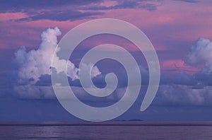 Scenery at sea between Solomons and Micronesia