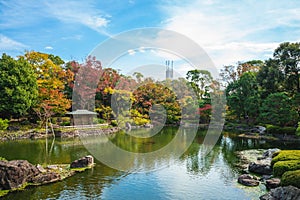scenery of Shirotori Garden in nagoya, japan