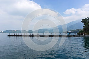 Scenery of Sun Moon Lake in Taichung, Taiwan