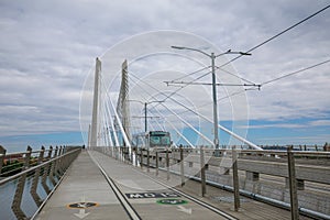 Scenery of Tilikum Crossing, Bridge in Portland