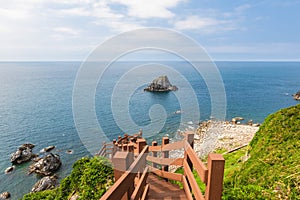 Scenery from the top of keelung islet