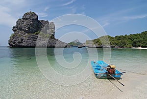 Scenery with tropical sea and islands