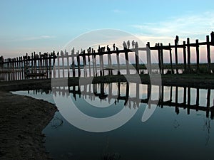 Scenery of Ubein Bridge