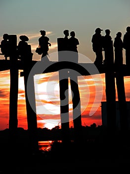 Scenery of Ubein Bridge
