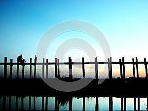 Scenery of Ubein Bridge