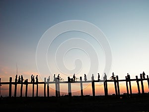 Scenery of Ubein Bridge