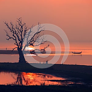 Scenery of Ubein Bridge