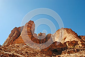 Scenery from Wadi Rum desert, Jordan