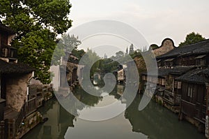 The scenery of Wuzhen ancient town at Zhejiang,China.