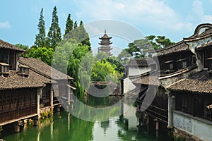 Scenery of wuzhen in zhejiang, china