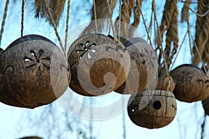 Scenery of wuzhizhou island:coconut crafts