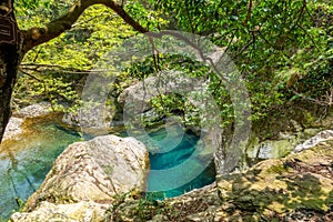 Scenery of Yandang Mountain National Geopark, Wenzhou city, Zhejiang Province, China