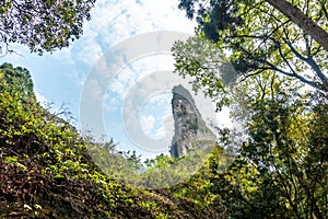 Scenery of Yandang Mountain National Geopark, Wenzhou city, Zhejiang Province, China