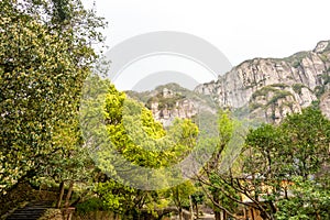 Scenery of Yandang Mountain National Geopark, Wenzhou city, Zhejiang Province, China