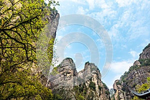 Scenery of Yandang Mountain National Geopark, Wenzhou city, Zhejiang Province, China