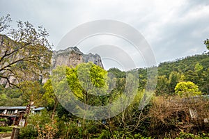 Scenery of Yandang Mountain National Geopark, Wenzhou city, Zhejiang Province, China