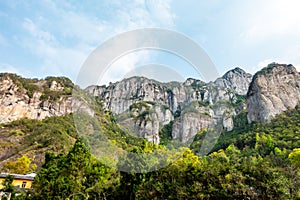 Scenery of Yandang Mountain National Geopark, Wenzhou city, Zhejiang Province, China