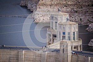 scenes around Hoover dam and Mike O 'Callaghan - Pat Tillman Mem