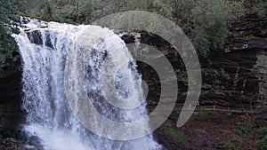 Scenes of the Dry Falls in Nantahala National Forest