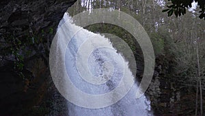 Scenes of the Dry Falls in Nantahala National Forest