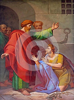 Scenes from the life of St. Paul: Conversion of the Jailer