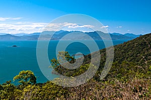 Scenic Aerial View of Ilha Grande Island