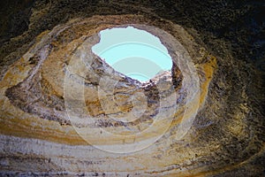 Scenic Algar de Benagil cave in Portugal photo