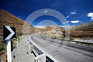 Scenic Alpine road