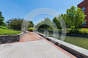 Scenic Area in Carrol Creek Promenade in Frederick, Maryland photo