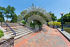 Scenic Area in Carrol Creek Promenade in Frederick, Maryland photo