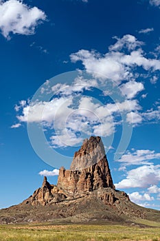 Scenic Arizona desert landscape with blue sky