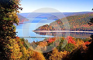 Scenic Autumn landscape in Allegheny