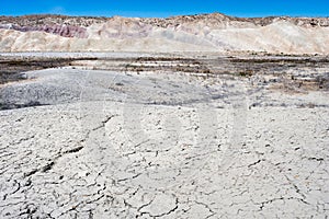 Scenic badlands along state route 24 in Utah, USA