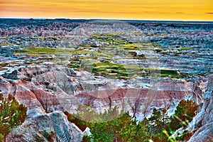 Scenic Badlands Landscape