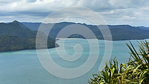 Scenic bays at Manukau Heads in New Zealand