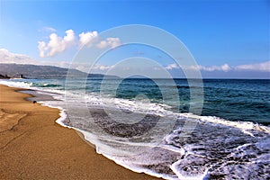 Beachfront at Hermosa Beach California in Los Angeles County, California, United States photo