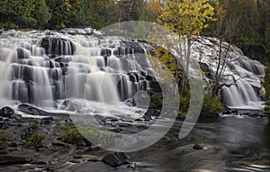 Scenic Bond falls in Michigan upper Peninsula