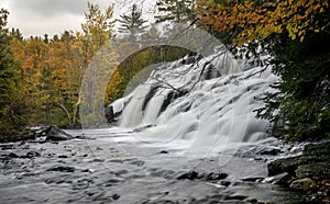 Scenic Bond falls near Paulding in Michigan upper peninsula