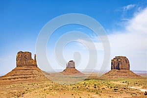 Scenic Butte in Monument valley