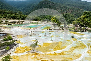The scenic of calcified landscape in Baishui Platform