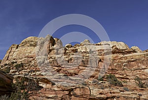 Scenic Capitol Reef National Park Utah Winter Landscape