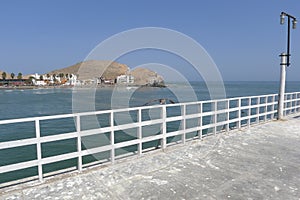 Scenic Cerro Azul and the Pacific Ocean, South of Lima